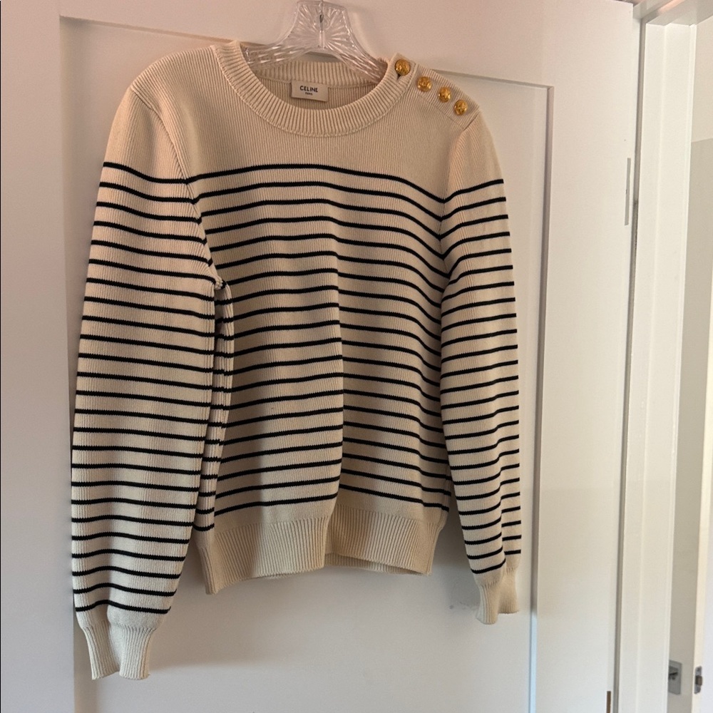 Celine striped knit sweater